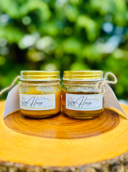Honey Bundle 2 (8 oz) Pack (Raw & Unfiltered)