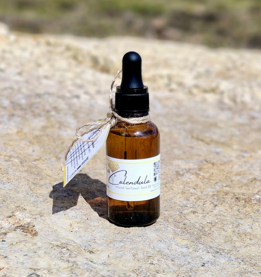 Calendula-Infused Sunflower Seed Oil (Organic) - Skin Healing & Repair